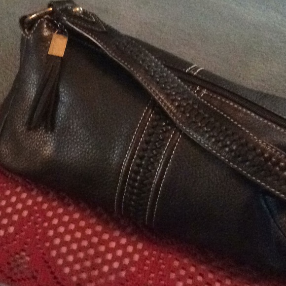 Black Elliot Lucca Leather👜Handbag - Picture 2 of 7